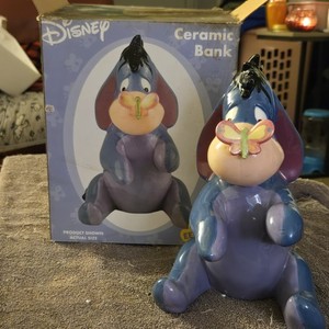 Disney Eeyore With Butterfly Bank