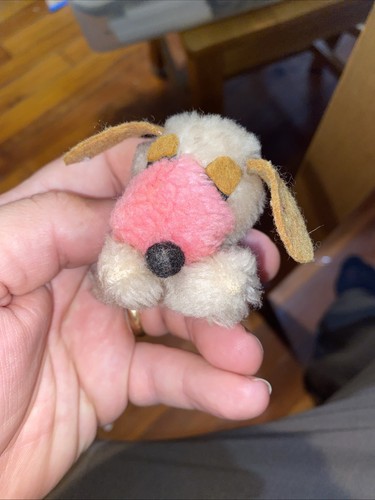 Vintage 1976 Wallace Berrie Cream Puff Mini Sleepy Puppy Dog Plush - Picture 5 of 13
