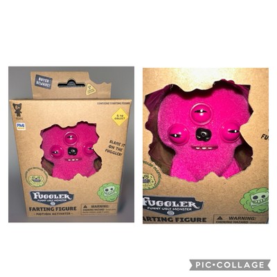 2024 FUGGLER  PINK FARTING  MONSTER 3.5'' - Funny Ugly Monster Motion Activated