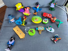 1987-1996 Vintage Lot Of 17 Misc Mainly McDonalds Happy Meal Toys New  Used
