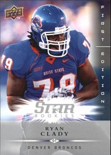 2008 Upper Deck First Edition #188 Ryan Clady RC - FB