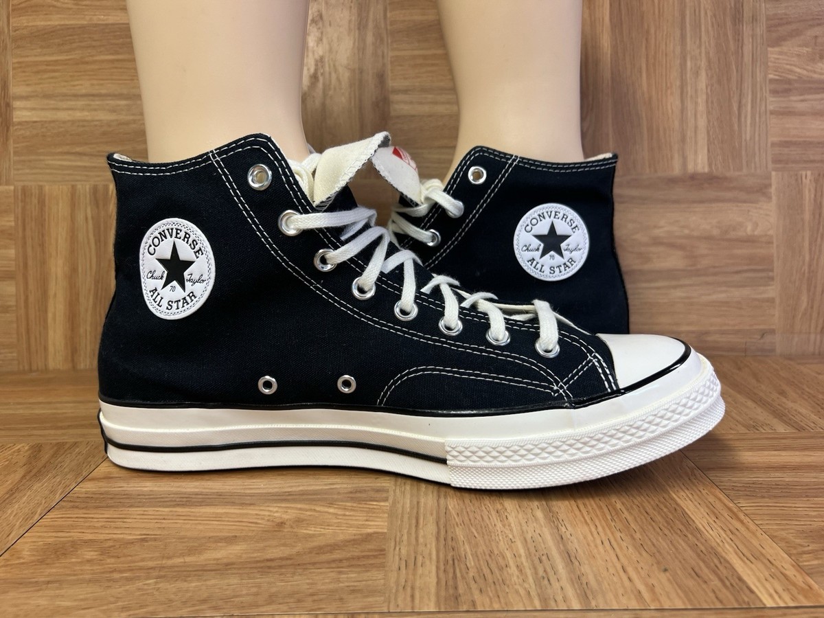 RARE🔥 Sz Converse Chuck Taylor All Star 70s Egret Black