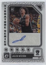 2023-24 Panini Donruss Optic Signature Series Jalen Wilson #SS-WLN Auto 1f0y