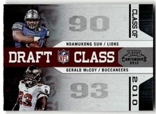2010 Playoff Contenders Gerald McCoy / Ndamukong Suh Draft Class #16