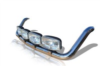 DachträGer + Jumbo LED Flecken Lampe + Klemmen FüR Peugeot 2007 - 2014 Stahl