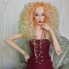 Daquiri Shades Wig  For 4" heads  Deva,Ficon,Amicus Dolls ,Tender Creation