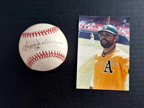 1987 Reggie Jackson Signed Baseball & Type 1 Photo Lot (2) Athletics HOF