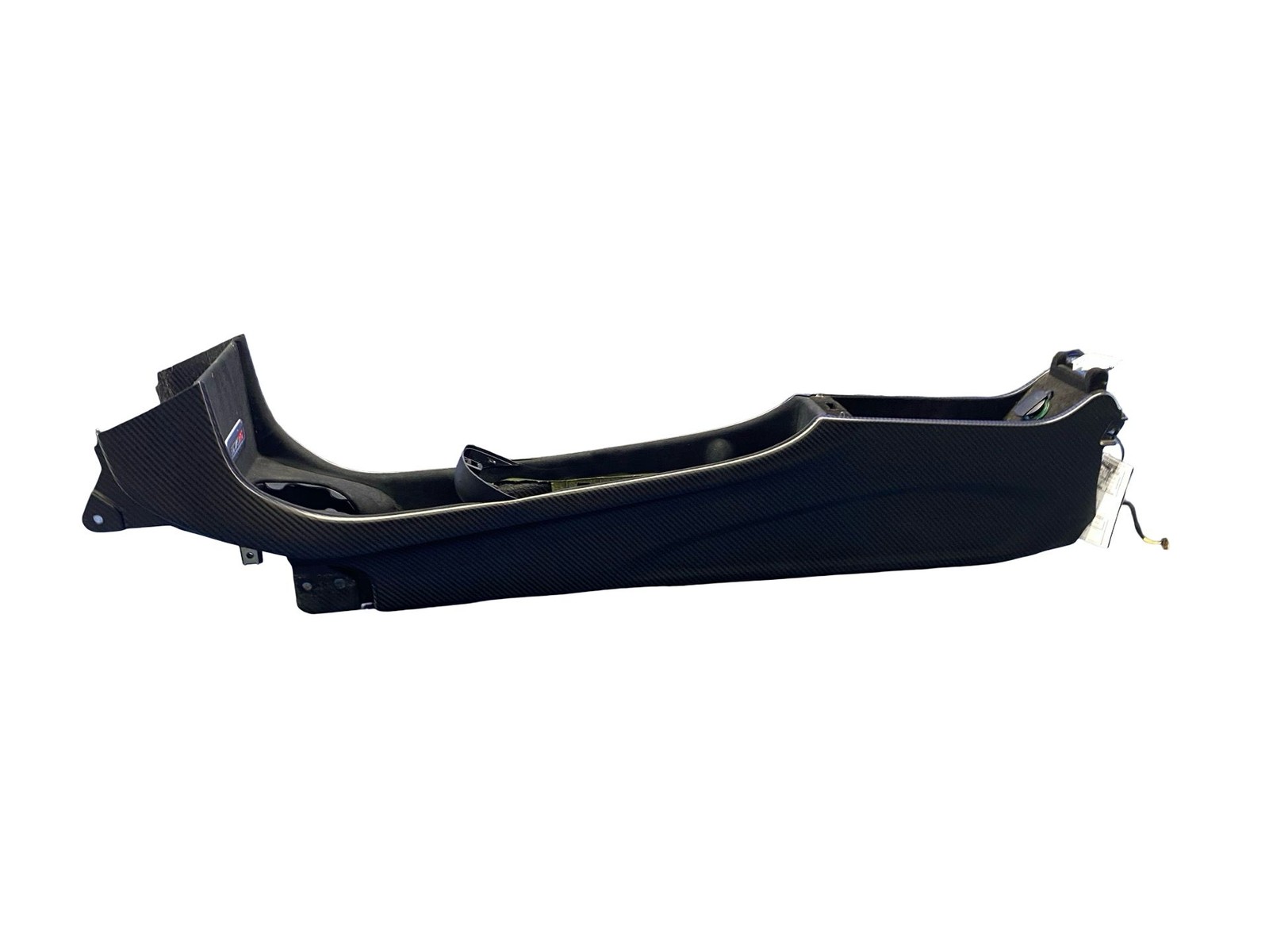 2016-2021 Mclaren 570s Front Center Console Lower Base Panel Black W/Carbon Trim
