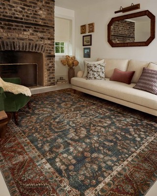 Loloi Chris Loves Julia Jules Collection JUL-10 Ocean9'-6'x14'.13' Pile Height-m