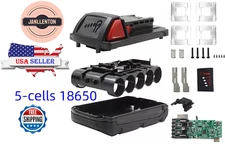 Milwaukee M18 18V 1.5 2.0 Ah Battery Replacement Case DIY Repair Kit -Janllenton