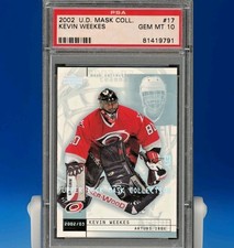 2002-03 Upper Deck - Arturs Irbe, Kevin Weekes Mask Collection  #17 PSA 10 POP 1