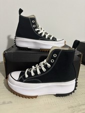 Converse Run Star Hike Hi Black/ White/ Gum 4 Men  s/ 5.5 Women  s