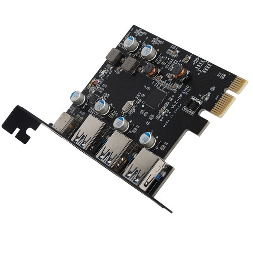 PCI‑E Expansion Card To USB3.0 Type‑C 5Gbps Express Adapter Controller Card NEW - Afbeelding 9 van 12