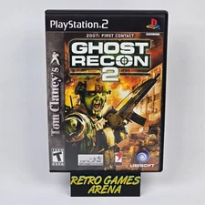 Ghost Recon 2 (PlayStation 2 PS2) Black Label Case & Disc