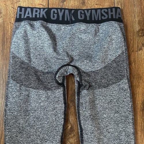 GymShark Heather Gray Pull On Stretch Gym Lifting Active Leggings Women's S - Picture 5 of 11