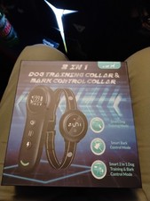 2 In 1 Dog Training Collar And Bark Control Collar Open Box