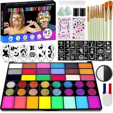 Painting Kit for - 42 Colors Water Activated Paint Kit with 50g Black-White P...