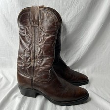 Durango Cowboy Boots Men Size 8.5 D Brown USA Made Round Toe 68251
