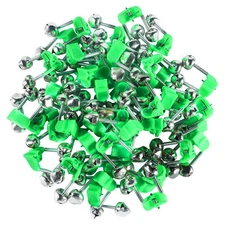 50 peÃ§as de sinos de pesca de plÃ¡stico clipes vara de pesca alarme com sino...