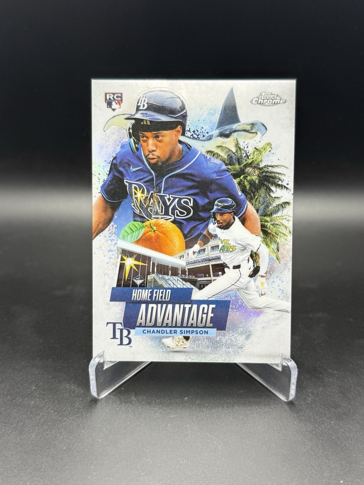 2025 Topps Chrome Update CHANDLER SIMPSON Home Field Advantage RC SSP -CASE HIT