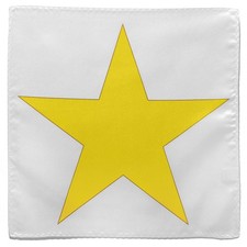 Gold Star Design Hankerchief Pocket Square Hanky Men's Handkerchiefs