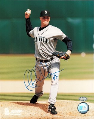 Jeff Nelson Signed 8x10 Photo Seattle Mariners MCS Holo #87578