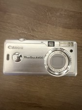 Canon PowerShot A400 modello PC1080 3.2MegaPixel fotocamera digitale-argento + scheda SD