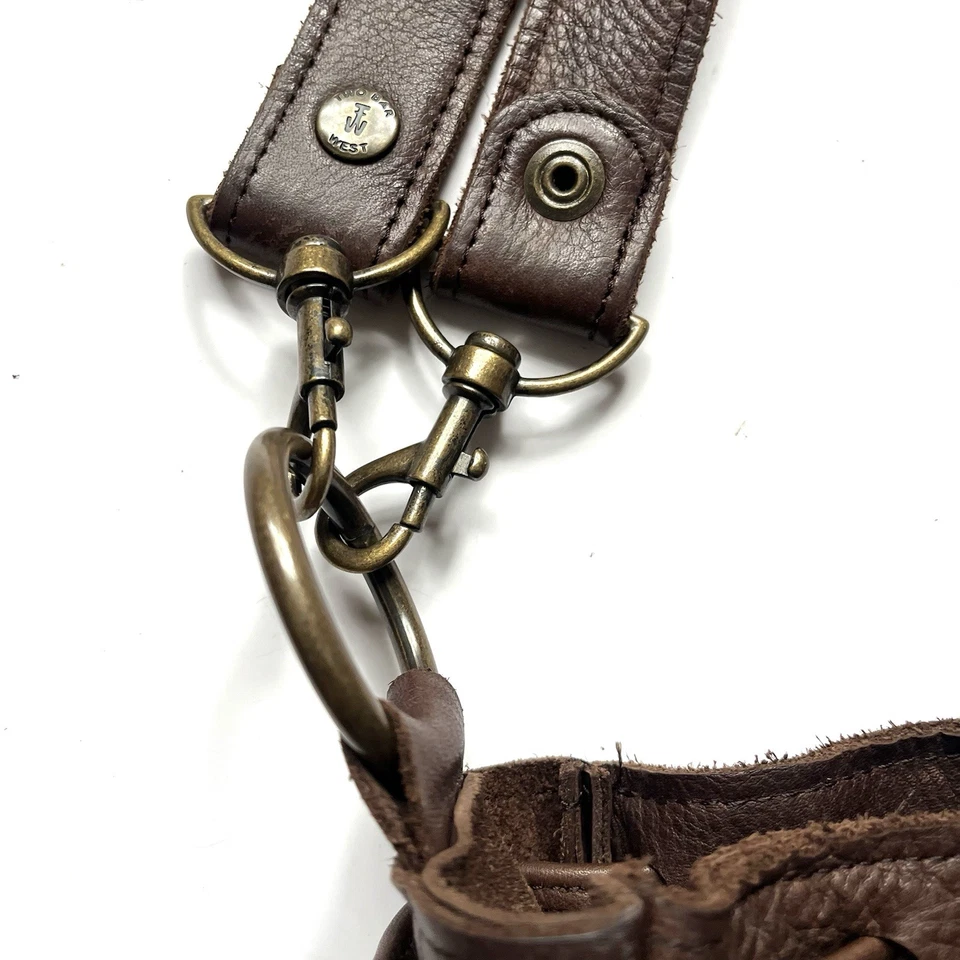 Bolso con flecos ecuestres Stacy and Laurie Mcfadin de dos barras West Foto 3 de 4