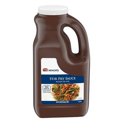 Minor's(Chef Mate) Stir Fry Sauce, 1/2 gallon Plastic Bottles