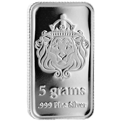 #ad 5 gram .999 Fine Silver Bar Scottsdale Mint Lion 5g IN STOCK $34.95