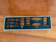 I/O Shield Mainboard Blende Schwarz WiFi HDMI...