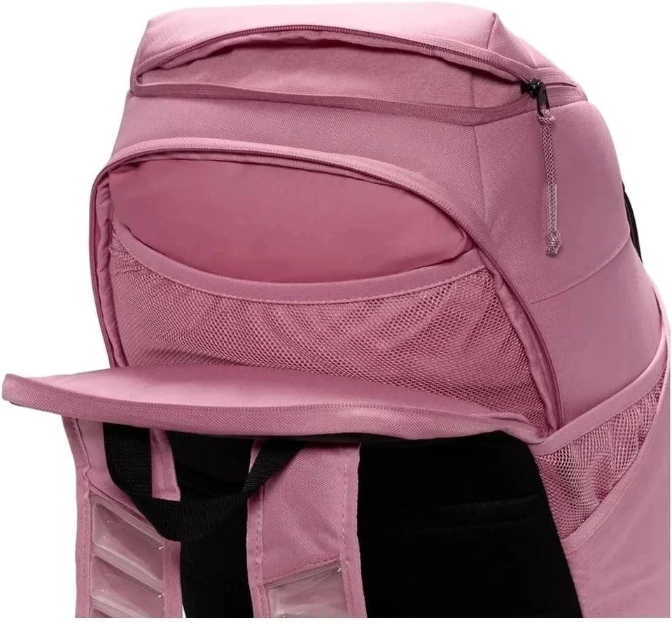 New Nike Unisex Hoops Elite Backpack, Pink and Black For Sport And