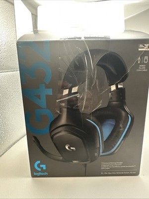 Logitech G432 Wired Gaming Headset, 7.1 Surround Sound - Open Box