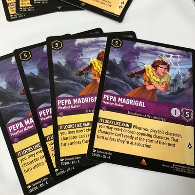 Pepa Madrigal - Weather Maker Ursula's Return 4x x4 Lorcana Playset