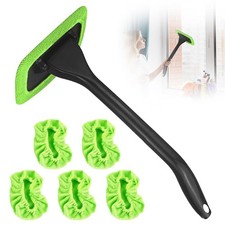 Auto Fensterwischer Fensterabzieher Scheibenwischer Mikrofaser Teleskop Griff