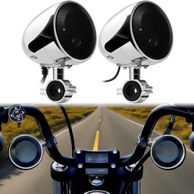 300W Bluetooth Waterproof Motorcycle Stereo Speaker Audio Amp MP3 System Harley