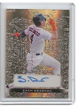 1/1 2024 LEAF ELECTRUM ZACH DEZENZO GOLD GLITTER RC AUTO #BA-ZD1 True 1/1 HOU