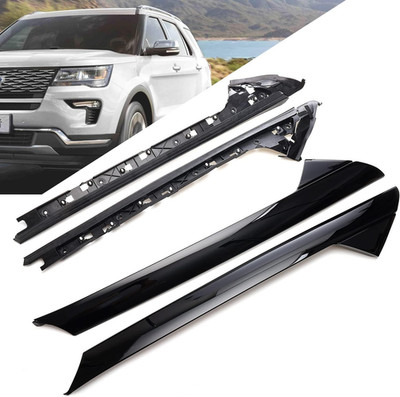 Ford Explorer Windshield A-Pillar Trim Molding 2011-2019 (4 Pack)