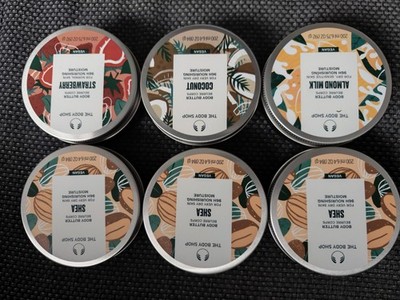 6x 200ml THE BODYSHOP Body Butter