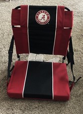 NORTHPOLE LTD ALABAMA CRIMSON TIDE RED FOLDING STADIUM SEAT WITH CARRYING STRAP