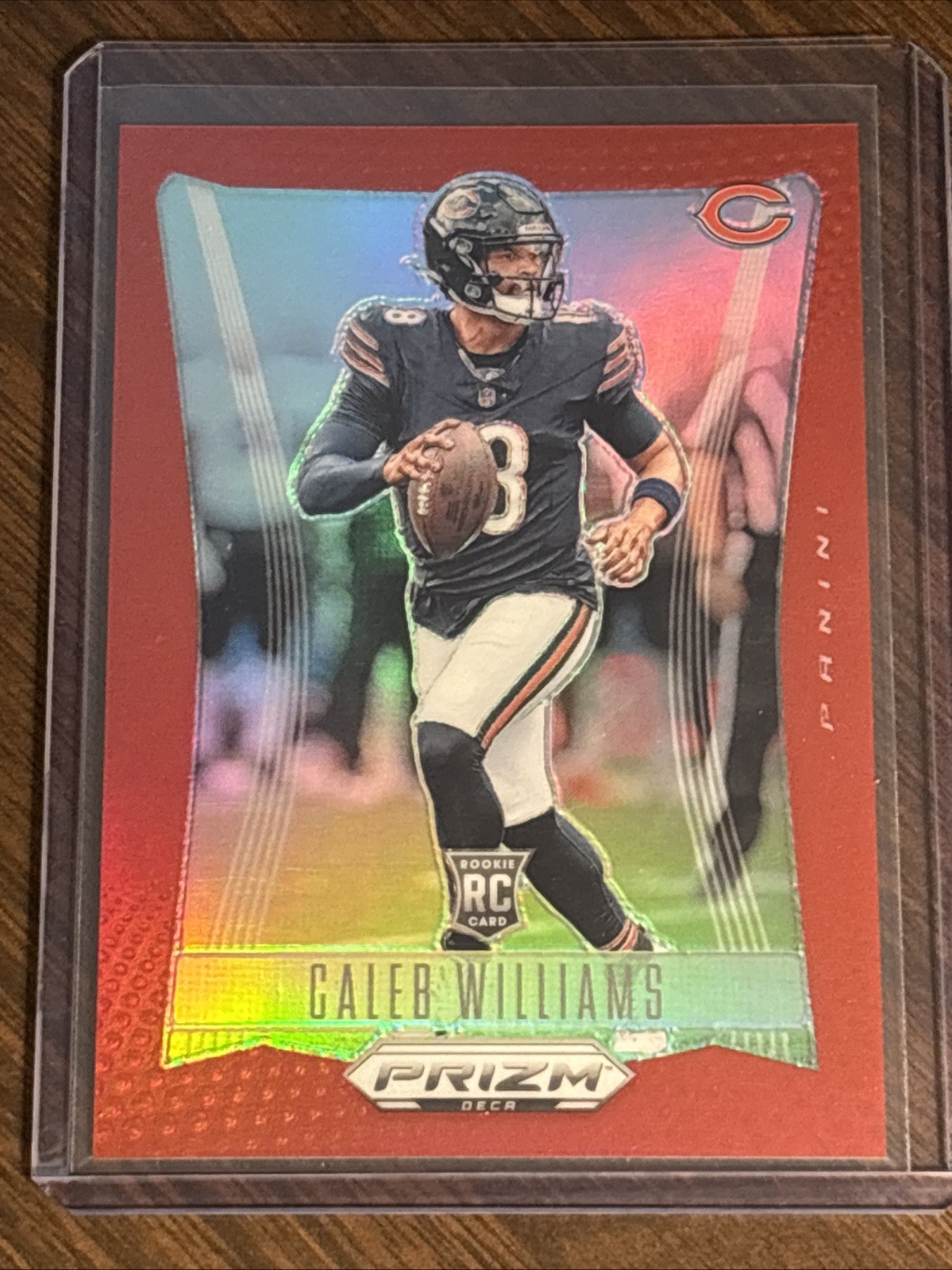 2024 Panini Prizm Deca Caleb Williams RED PRIZM /199 ROOKIE RC #54 SP BEARS
