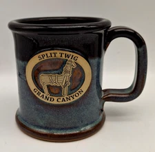 Drip Glaze Stoneware Mug Split Twig Grand Canyon National Monument Sunset Hill