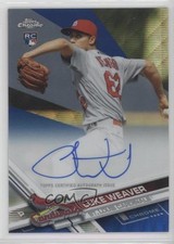 2017 Topps Chrome Rookie Blue Wave Refractor 53/75 Luke Weaver #RA-LW Auto 2r7