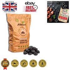 4kg 100% Natural Charcoal Briquettes - Ready in 15 Min, Ideal for Perfect BBQ
