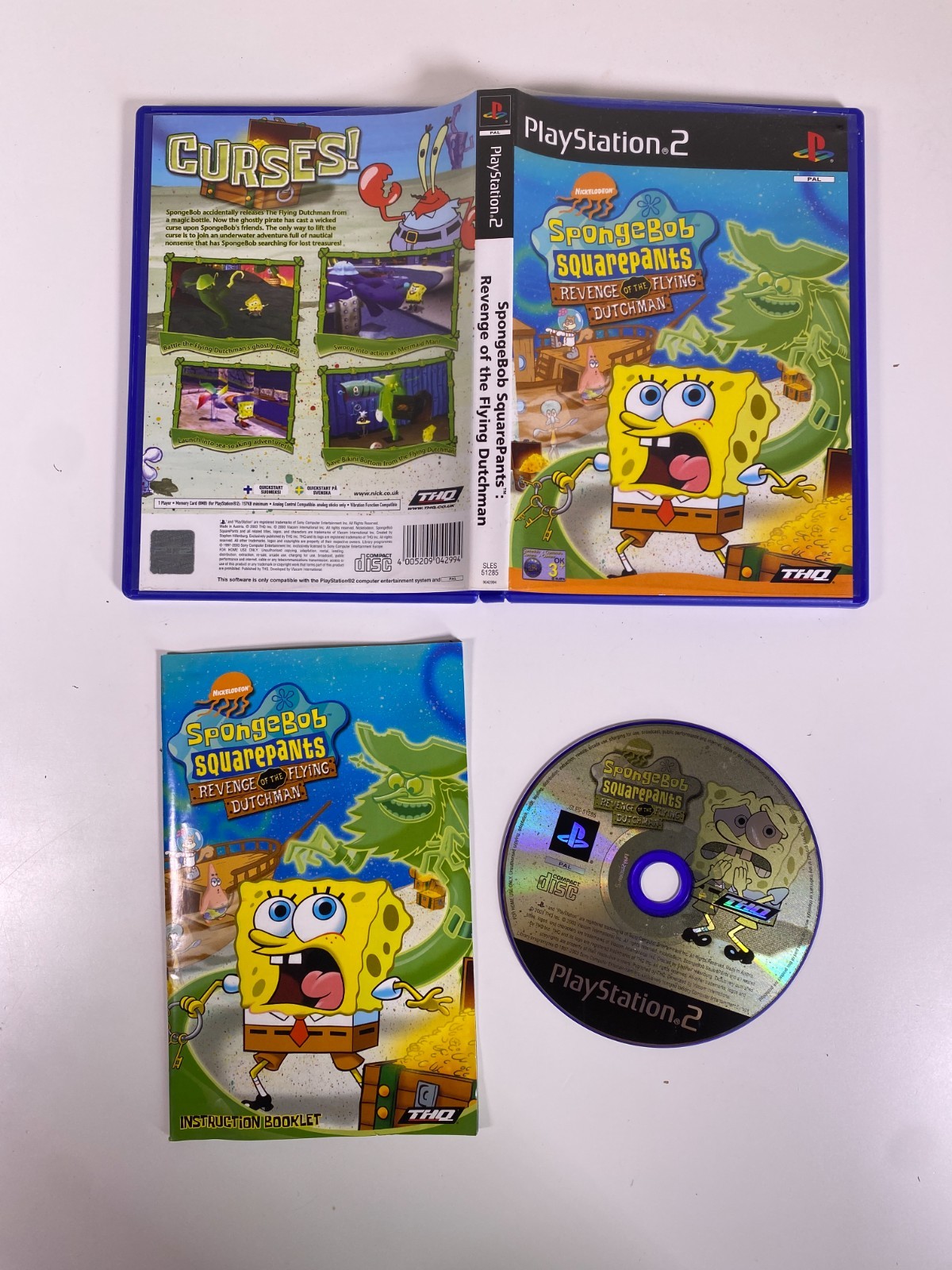 Spongebob Squarepants Revenge of the Flying Dutchman  PS2  Game - Complete - VGC