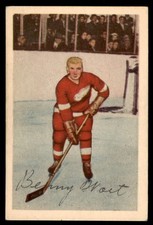 1952-53 Parkhurst EXMT Benny Woit #62