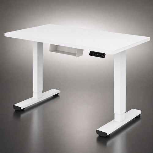FLEXISPOT Basic Schreibtisch Höhenverstellbar 120x60cm Weiß