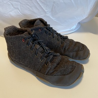 Wildling Brown Mid-Top Wool Barefoot Minimalist Shoes , M 6.5, W 8.5, EU 39