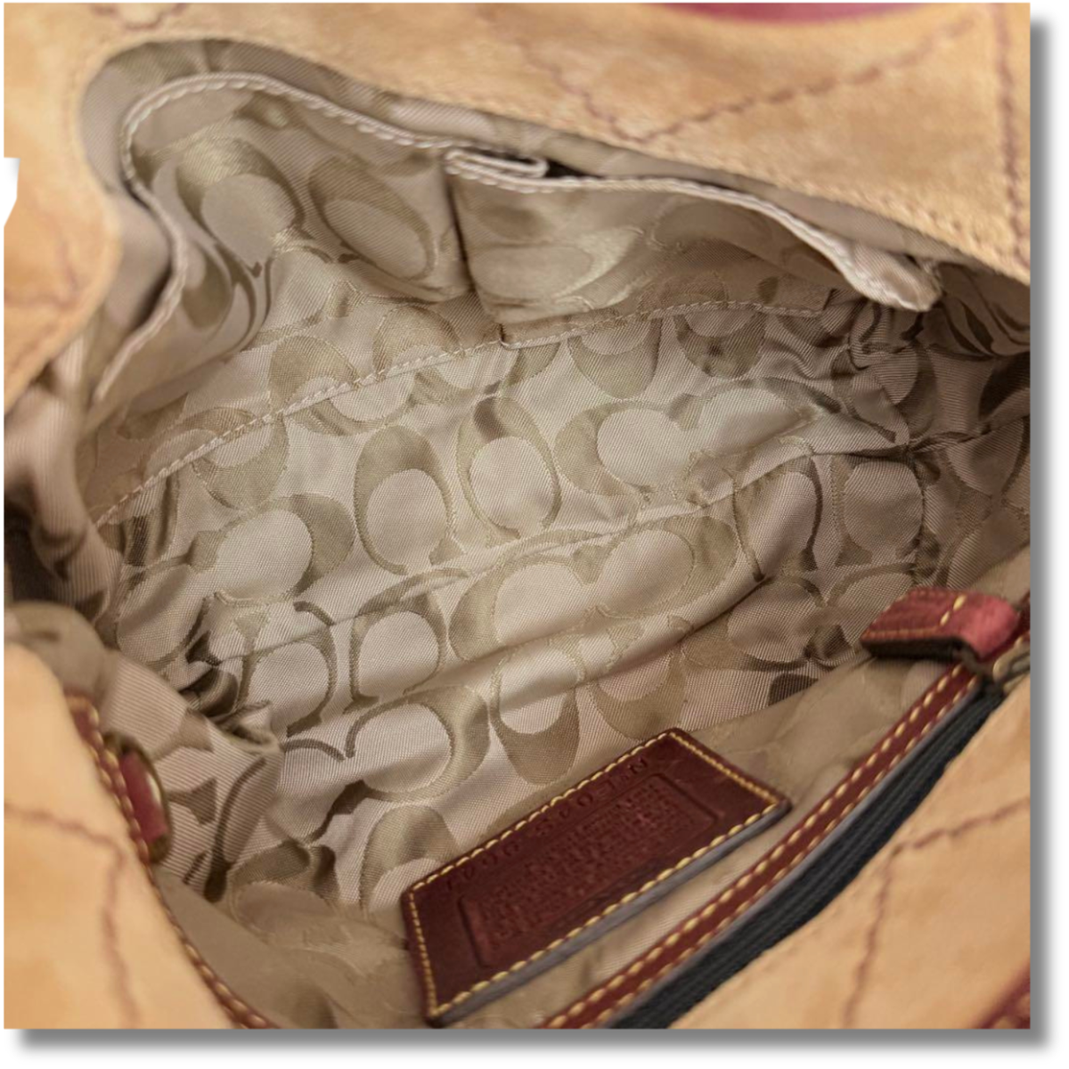 バッグ COACH Soho leather shoulder studs rare Coach Soho Burgundy Studs Leather Shoulder Bag Handbag Vintage