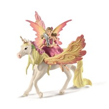 Schleich 70568 Bayala Feya mit Pegasus-Einhorn, Pferde, Spielfiguren, Fantasy